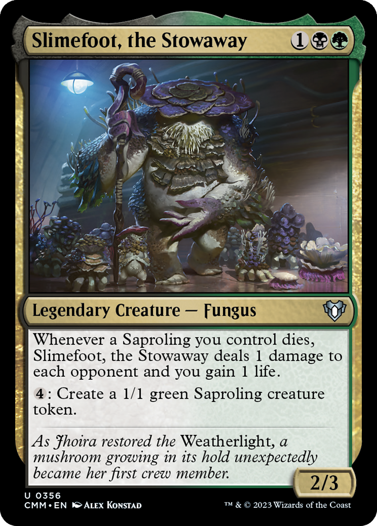 Slimefoot, the Stowaway [Commander Masters] | Card Merchant Takapuna