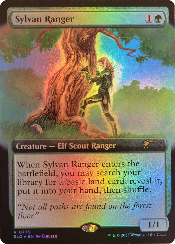 Sylvan Ranger (Extended Art) [Secret Lair Drop Series] | Card Merchant Takapuna