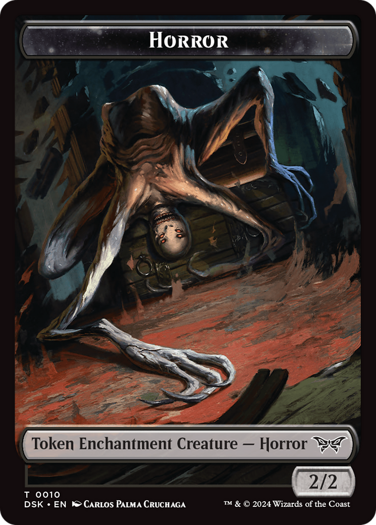 Horror Token [Duskmourn: House of Horror Tokens] | Card Merchant Takapuna