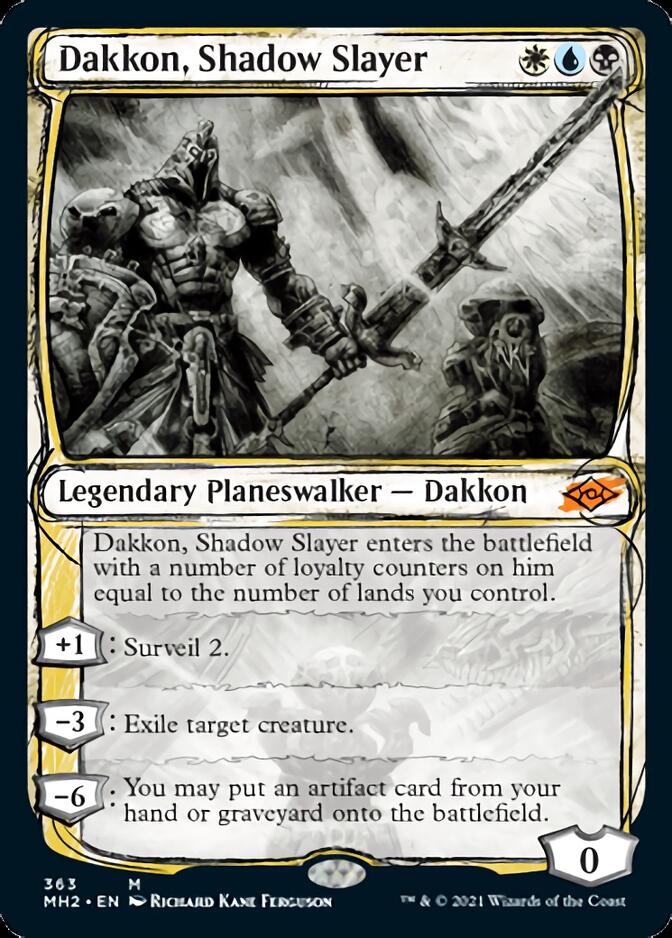 Dakkon, Shadow Slayer (Sketch) [Modern Horizons 2] | Card Merchant Takapuna