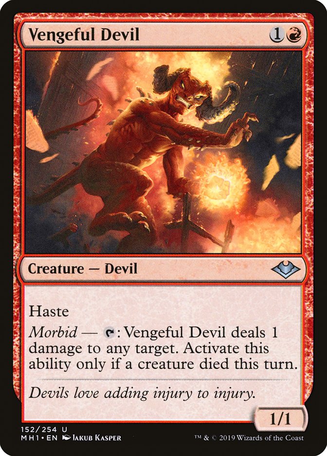 Vengeful Devil [Modern Horizons] | Card Merchant Takapuna