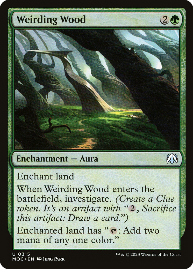 Weirding Wood [March of the Machine Commander] | Card Merchant Takapuna