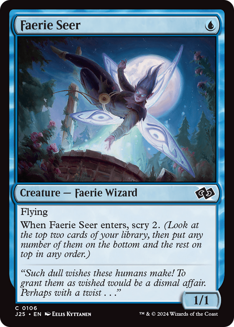 Faerie Seer [Foundations Jumpstart] | Card Merchant Takapuna