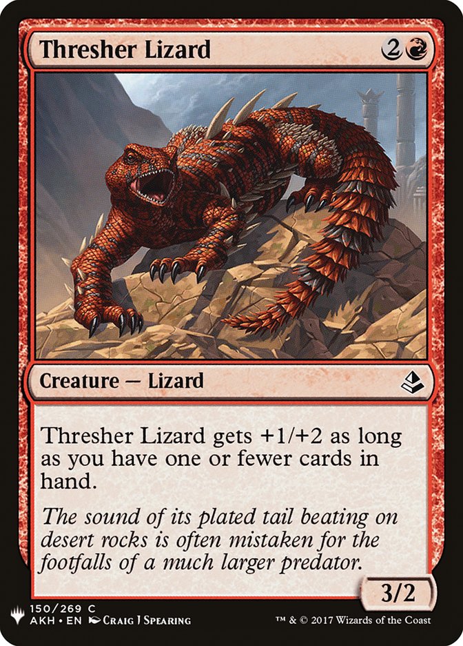 Thresher Lizard [Mystery Booster] | Card Merchant Takapuna