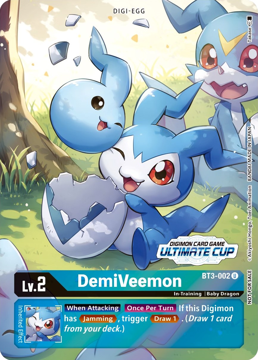 DemiVeemon [BT3-002] (April Ultimate Cup 2022) [Release Special Booster Promos] | Card Merchant Takapuna