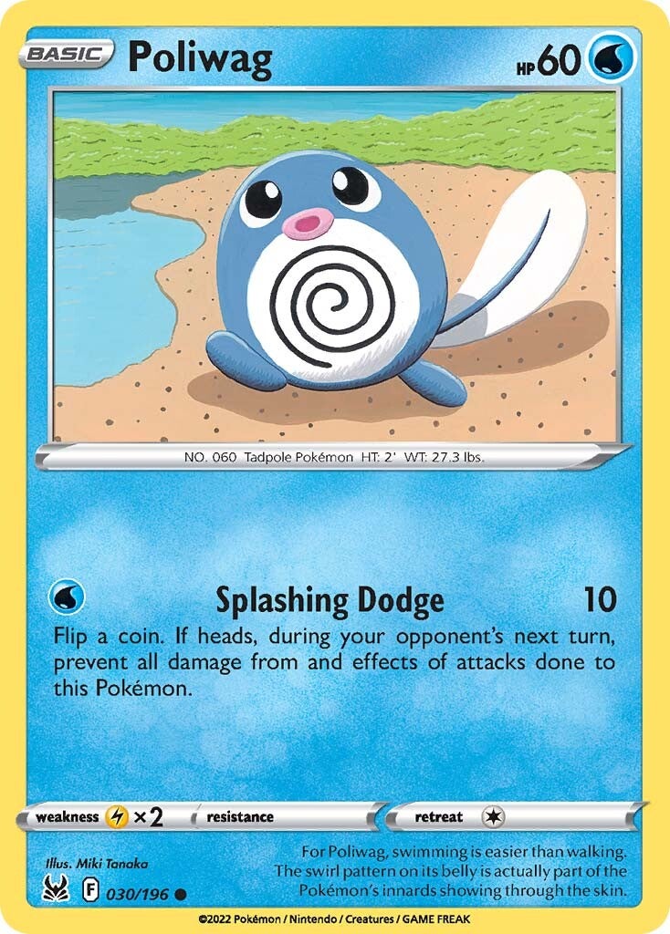 Poliwag (030/196) [Sword & Shield: Lost Origin] | Card Merchant Takapuna