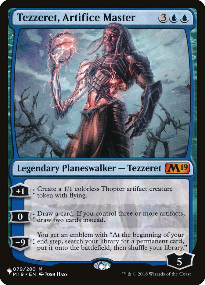 Tezzeret, Artifice Master [The List] | Card Merchant Takapuna