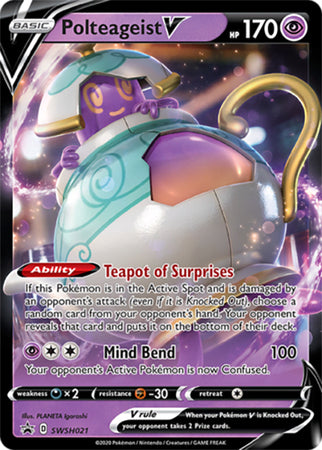 Polteageist V (SWSH021) [Sword & Shield: Black Star Promos] | Card Merchant Takapuna