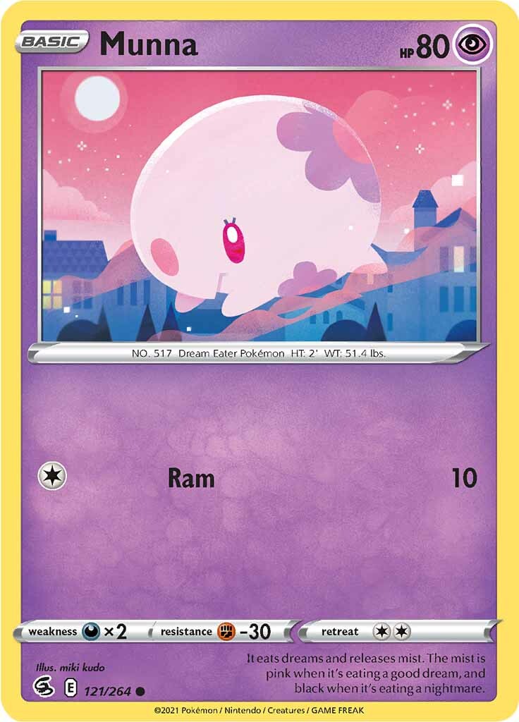 Munna (121/264) [Sword & Shield: Fusion Strike] | Card Merchant Takapuna