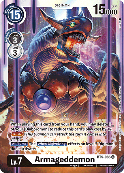 Armageddemon [BT5-085] [Battle of Omni] | Card Merchant Takapuna