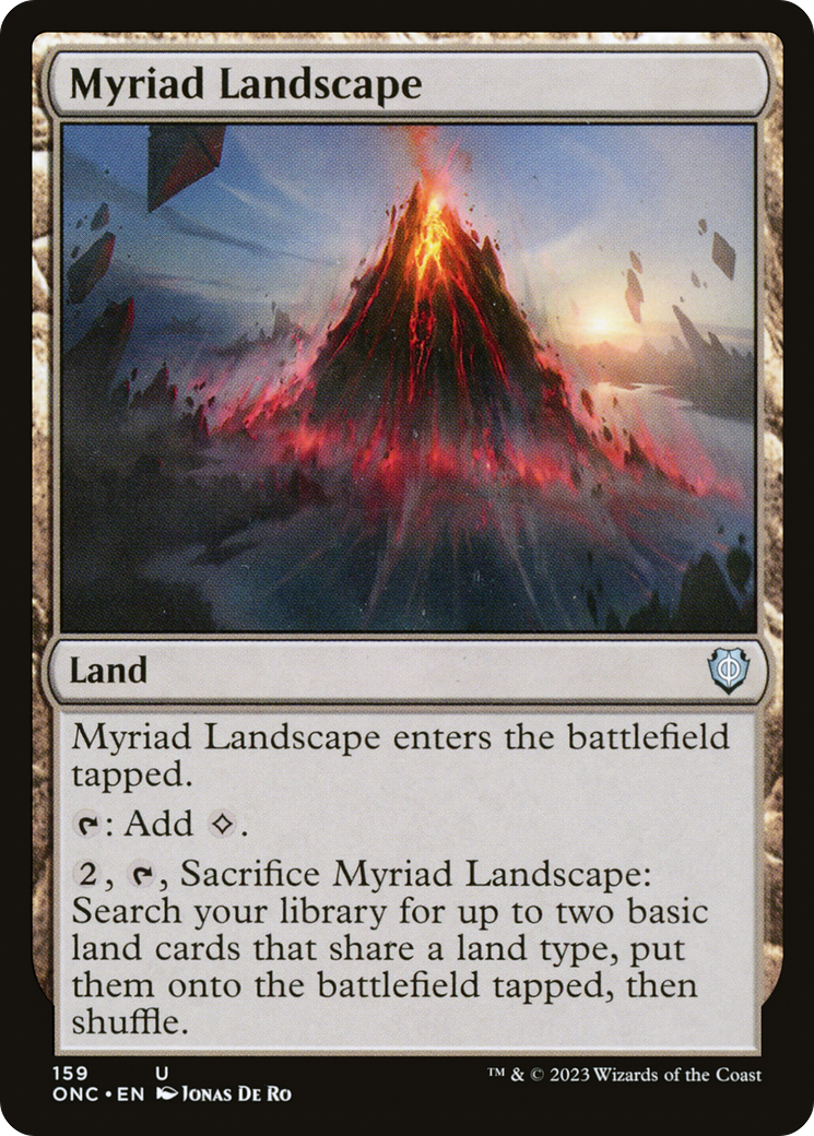 Myriad Landscape [Phyrexia: All Will Be One Commander] | Card Merchant Takapuna