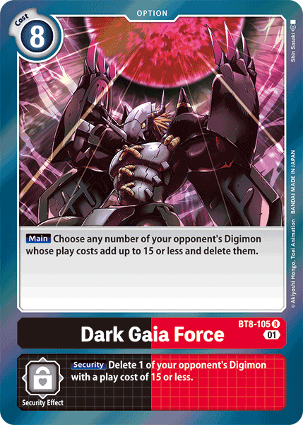 Dark Gaia Force [BT8-105] [New Awakening] | Card Merchant Takapuna