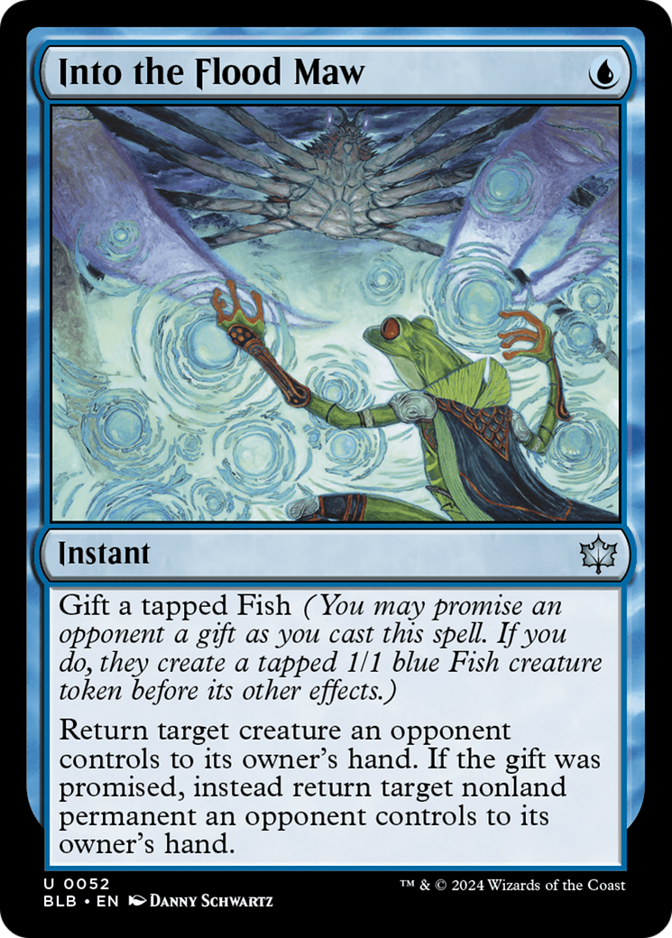 Into the Flood Maw [Bloomburrow] | Card Merchant Takapuna