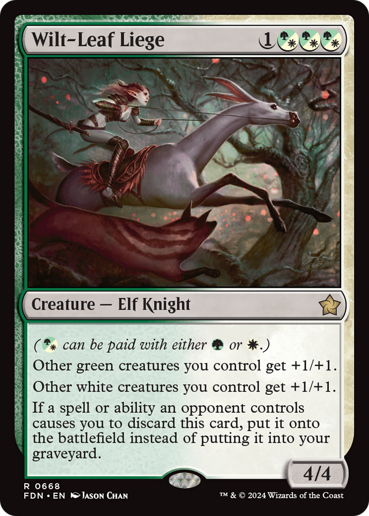 Wilt-Leaf Liege [Foundations] | Card Merchant Takapuna