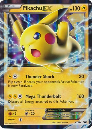 Pikachu EX (XY174) (Jumbo Card) [XY: Black Star Promos] | Card Merchant Takapuna