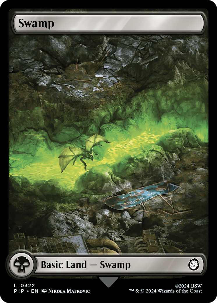 Swamp (0322) [Fallout] | Card Merchant Takapuna