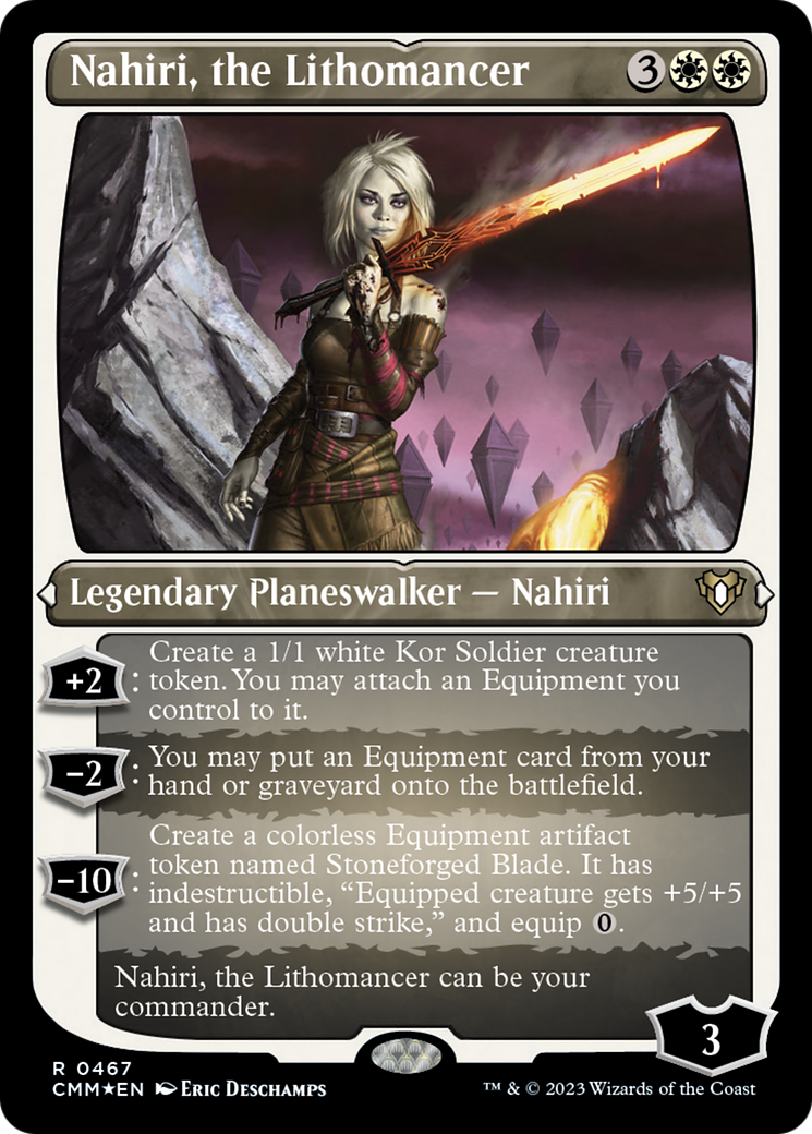 Nahiri, the Lithomancer (Foil Etched) [Commander Masters] | Card Merchant Takapuna