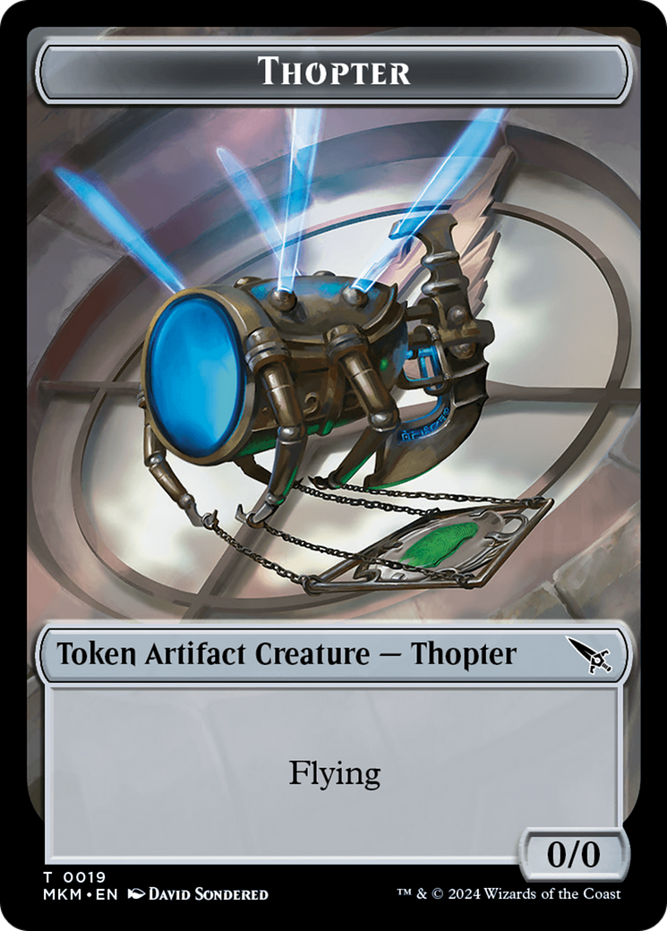 Thopter Token (0019) [Murders at Karlov Manor Tokens] | Card Merchant Takapuna