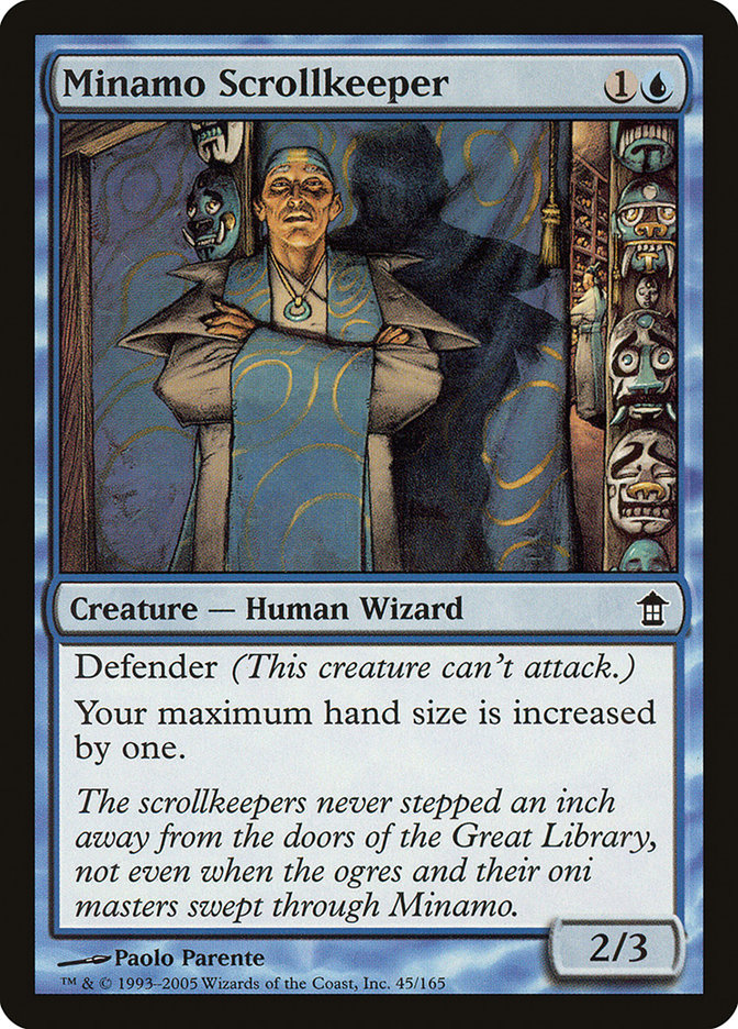 Minamo Scrollkeeper [Saviors of Kamigawa] | Card Merchant Takapuna