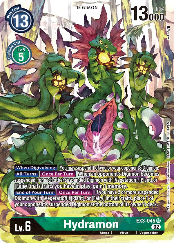 Hydramon [EX3-045] (Alternate Art) [Draconic Roar] | Card Merchant Takapuna