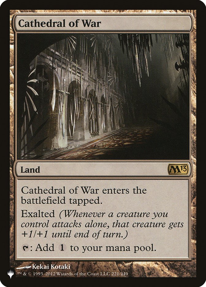 Cathedral of War [The List] | Card Merchant Takapuna