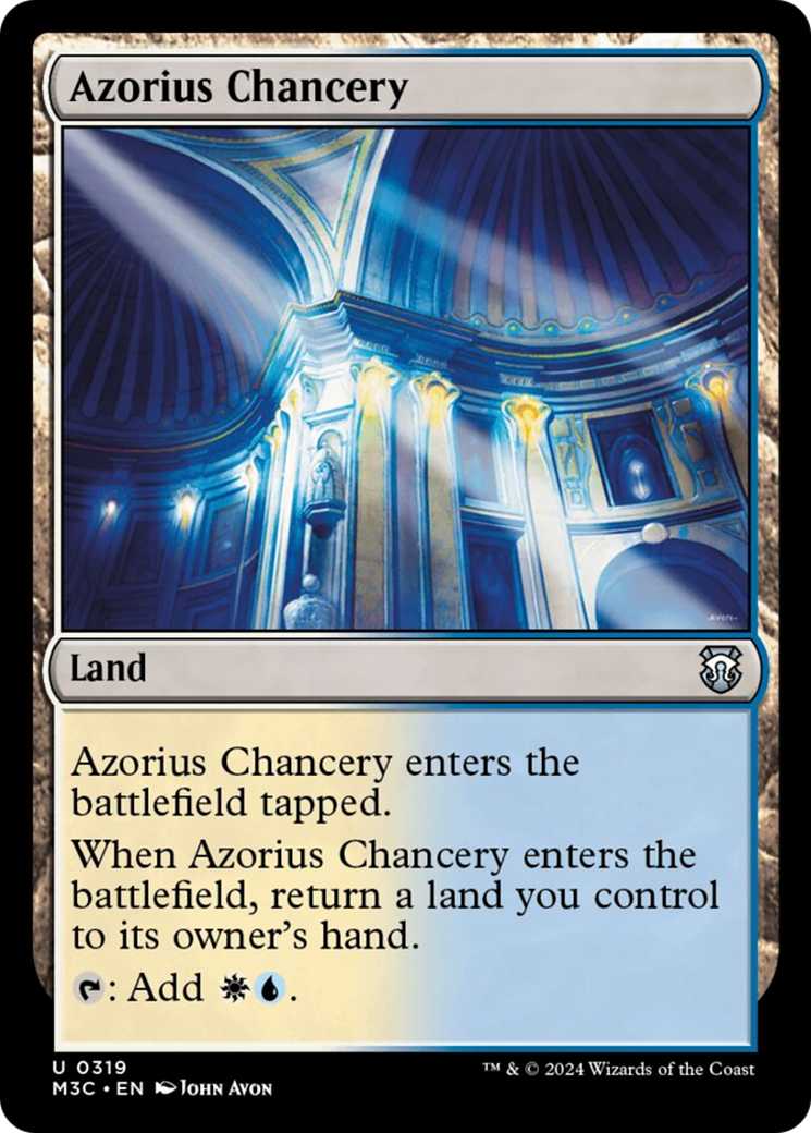 Azorius Chancery [Modern Horizons 3 Commander] | Card Merchant Takapuna