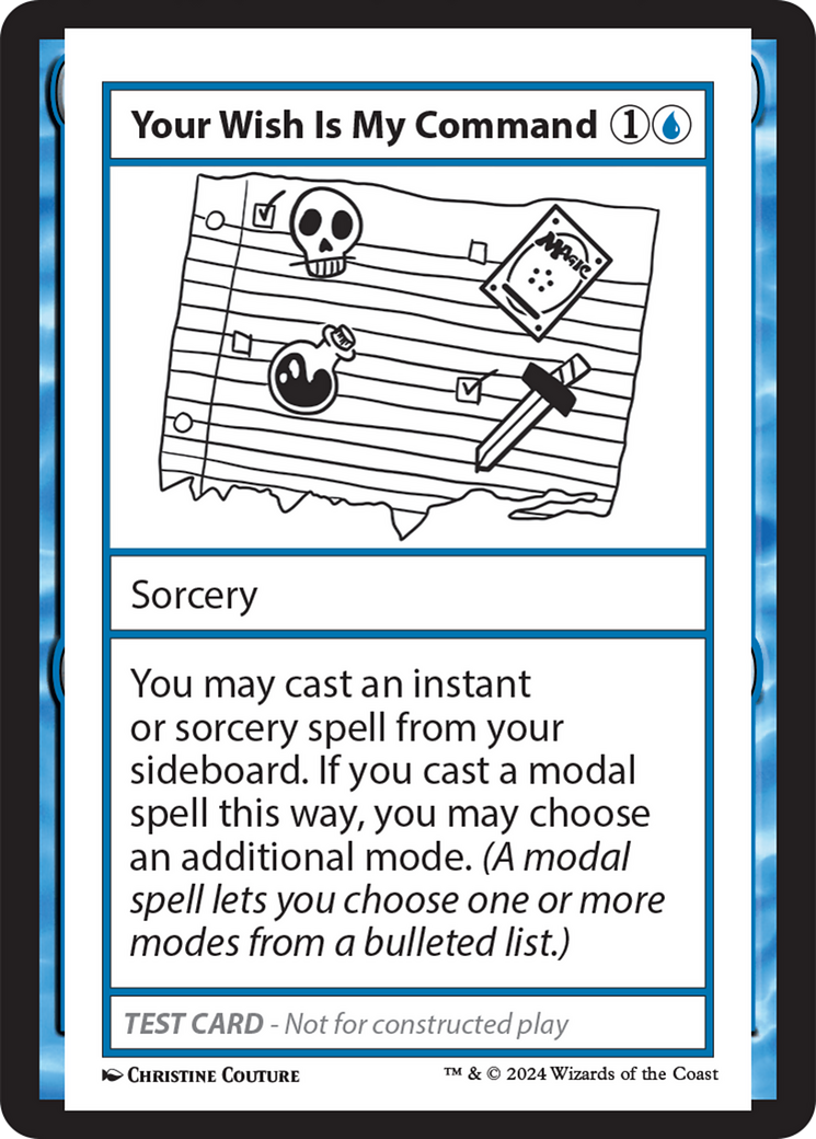 Your Wish Is My Command [Mystery Booster 2 Playtest Cards] | Card Merchant Takapuna