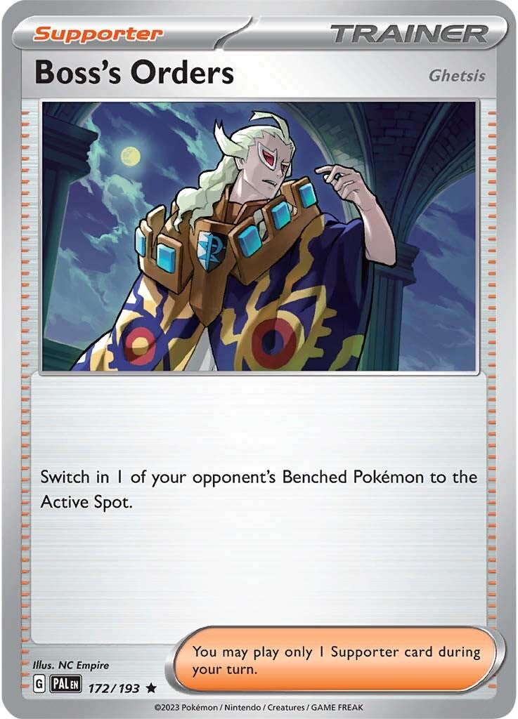 Boss's Orders (172/193) [Scarlet & Violet: Paldea Evolved] | Card Merchant Takapuna