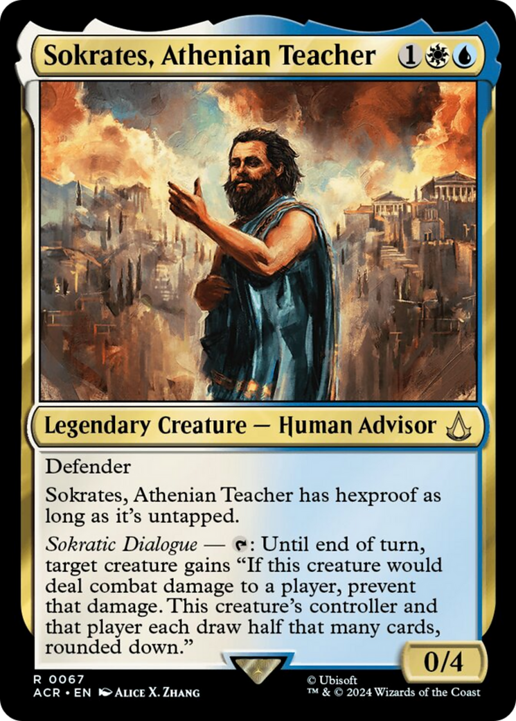 Sokrates, Athenian Teacher [Assassin's Creed] | Card Merchant Takapuna