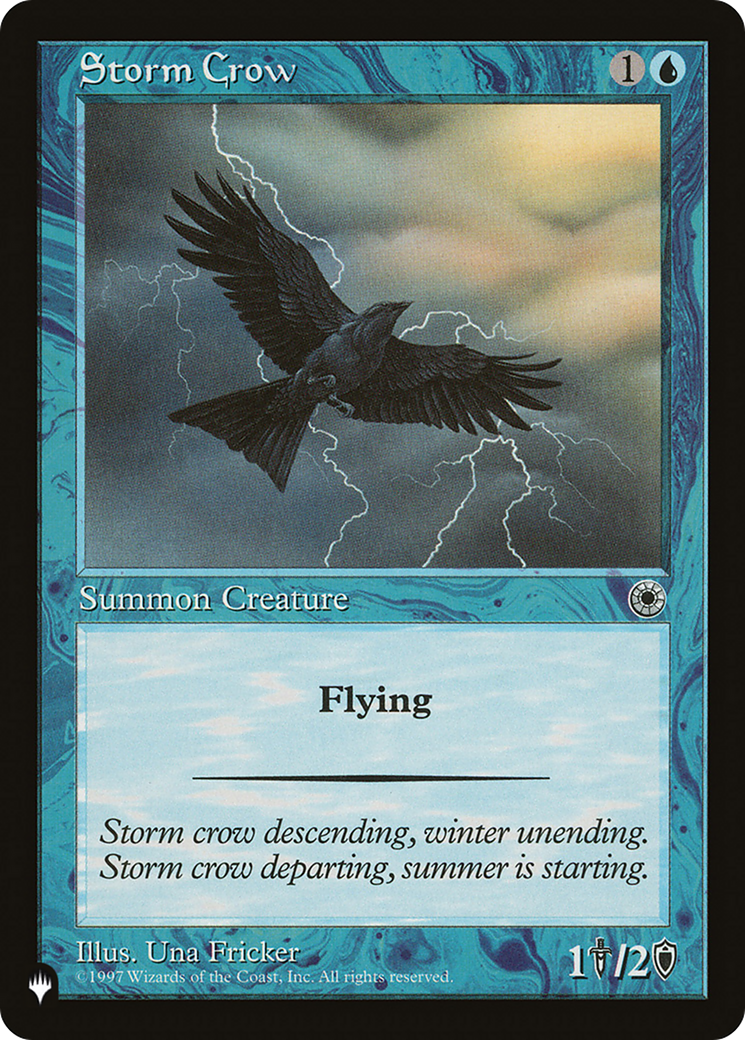 Storm Crow (POR) [The List] | Card Merchant Takapuna