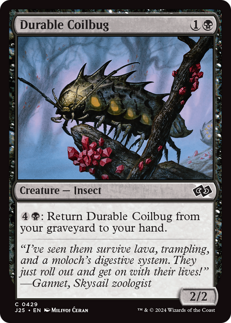 Durable Coilbug [Foundations Jumpstart] | Card Merchant Takapuna