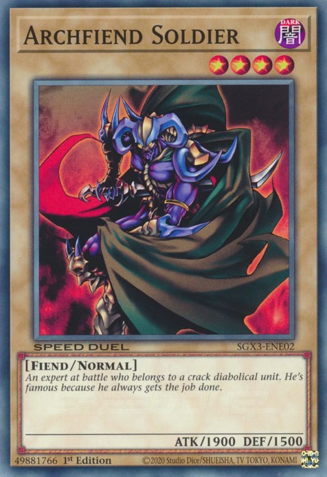 Archfiend Soldier [SGX3-ENE02] Common | Card Merchant Takapuna