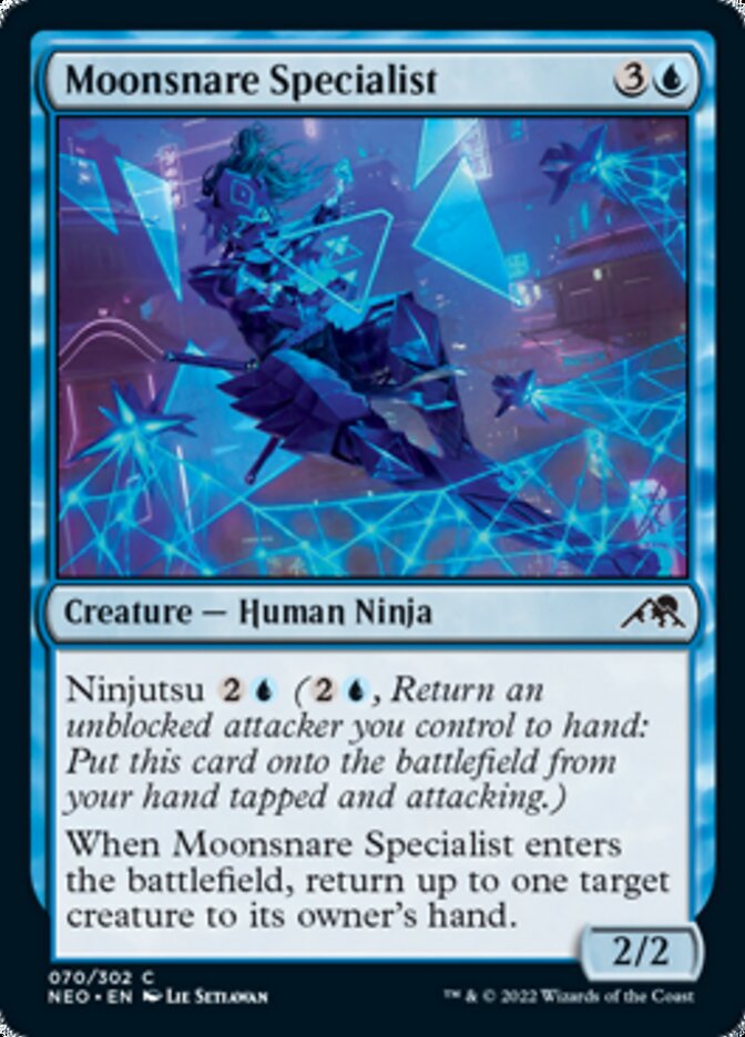 Moonsnare Specialist [Kamigawa: Neon Dynasty] | Card Merchant Takapuna