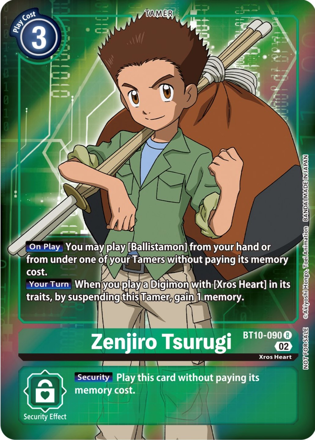 Zenjiro Tsurugi [BT10-090] (Box Topper) [Xros Encounter] | Card Merchant Takapuna