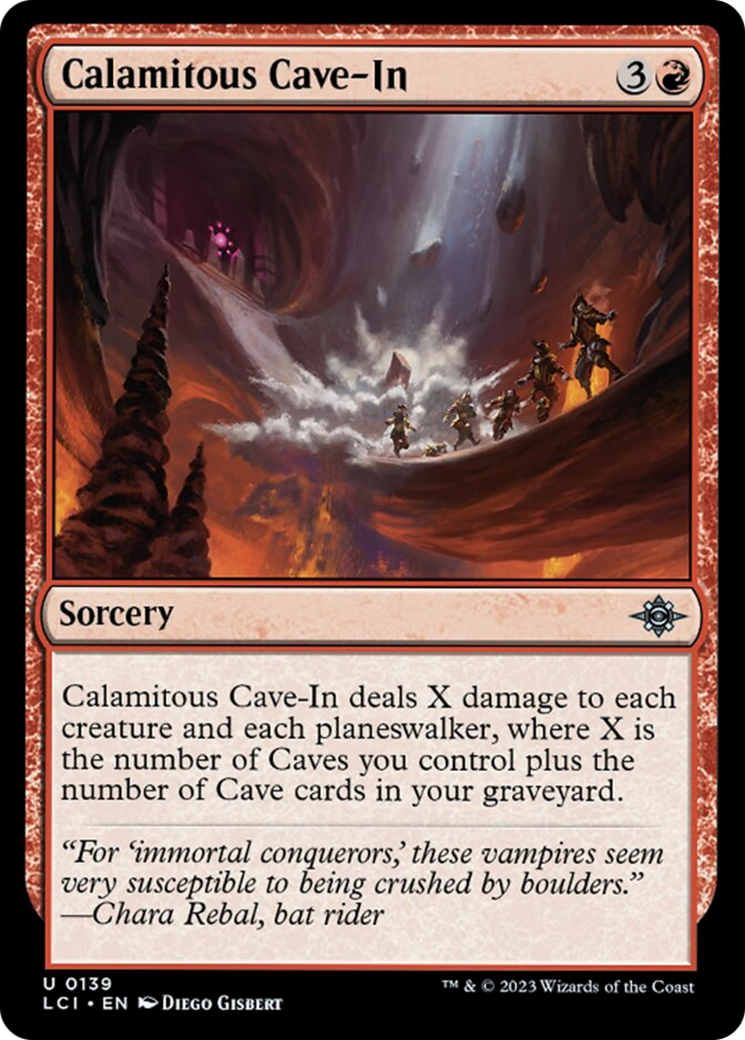 Calamitous Cave-In [The Lost Caverns of Ixalan] | Card Merchant Takapuna