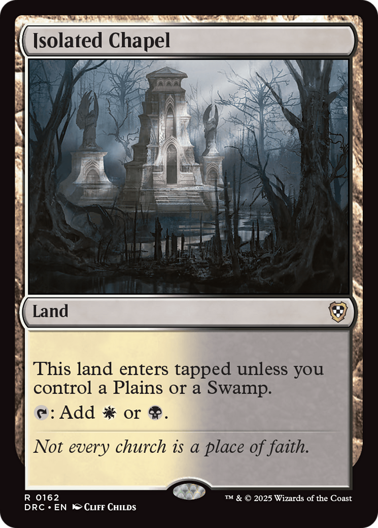 Isolated Chapel [Aetherdrift Commander] | Card Merchant Takapuna