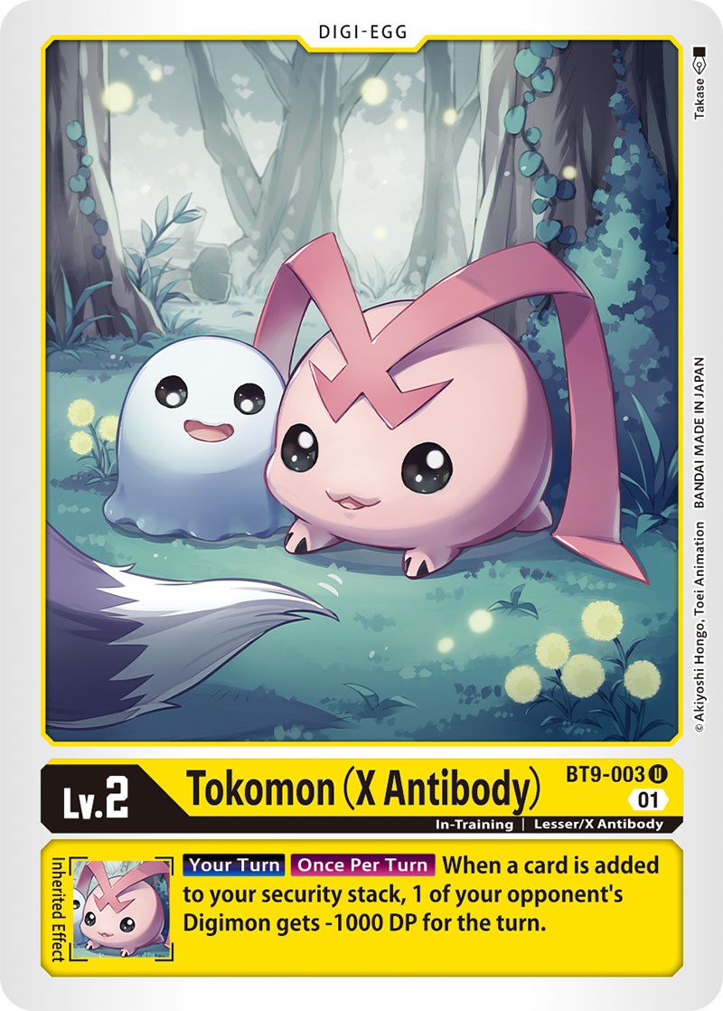 Tokomon (X Antibody) [BT9-003] [X Record] | Card Merchant Takapuna