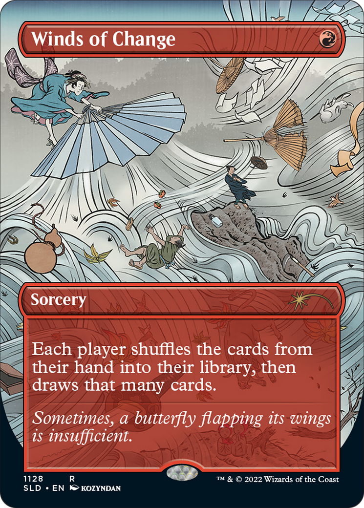 Winds of Change (Borderless) [Secret Lair Drop Series] | Card Merchant Takapuna