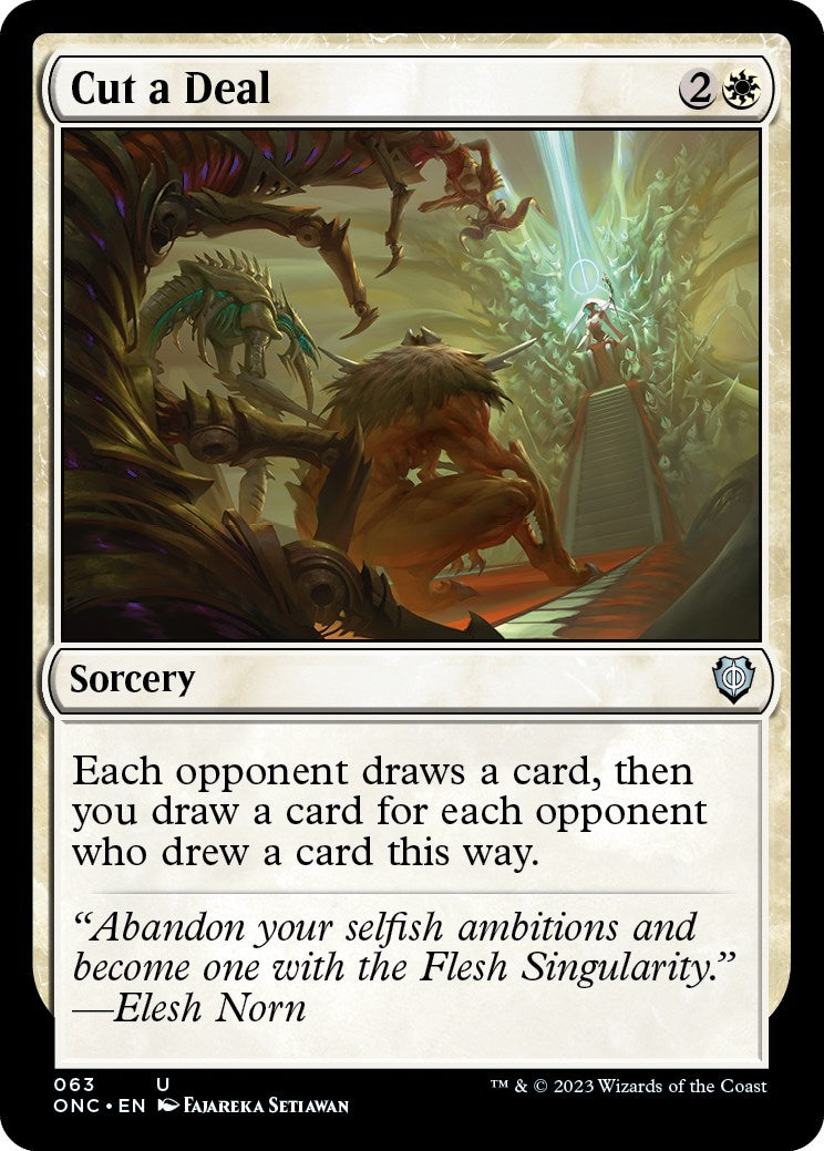 Cut a Deal [Phyrexia: All Will Be One Commander] | Card Merchant Takapuna