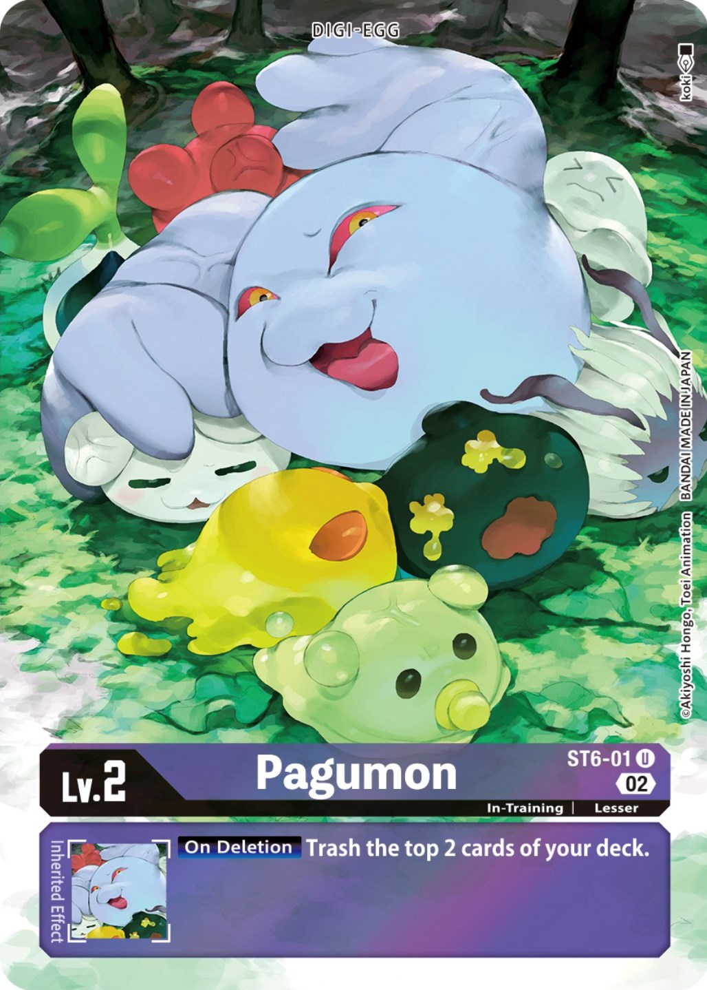 Pagumon [ST6-01] (Alternate Art) [Starter Deck: Beelzemon Advanced Deck Set] | Card Merchant Takapuna