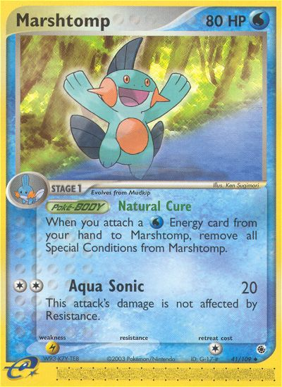 Marshtomp (41/109) [EX: Ruby & Sapphire] | Card Merchant Takapuna