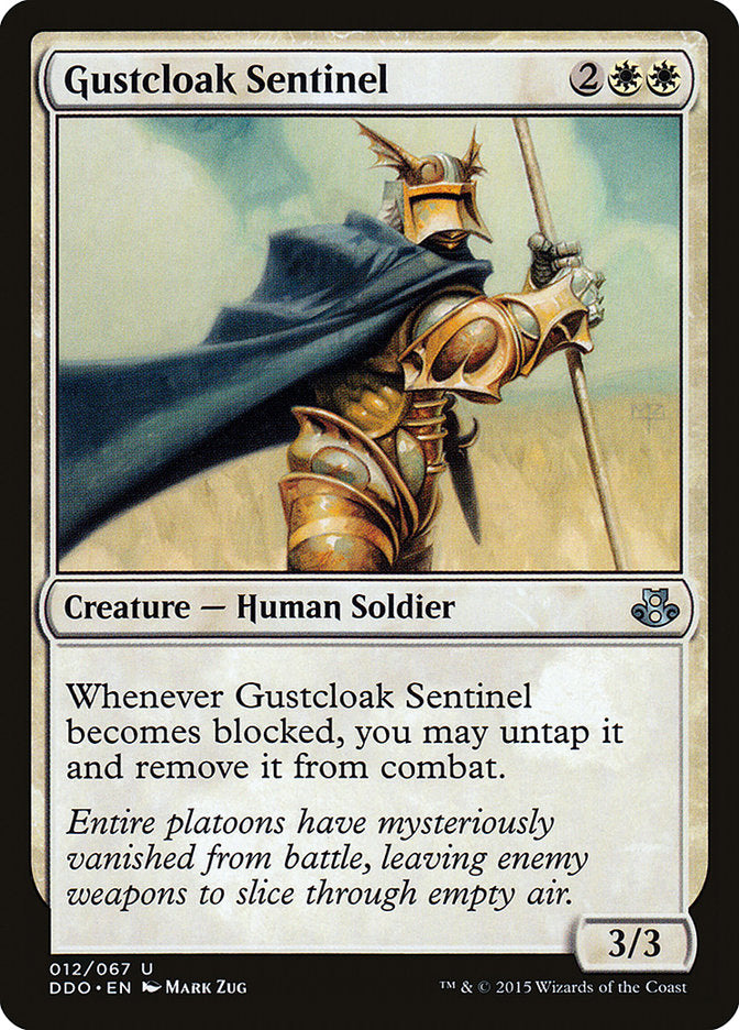 Gustcloak Sentinel [Duel Decks: Elspeth vs. Kiora] | Card Merchant Takapuna