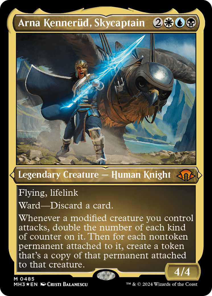 Arna Kennerud, Skycaptain (Foil Etched) [Modern Horizons 3] | Card Merchant Takapuna