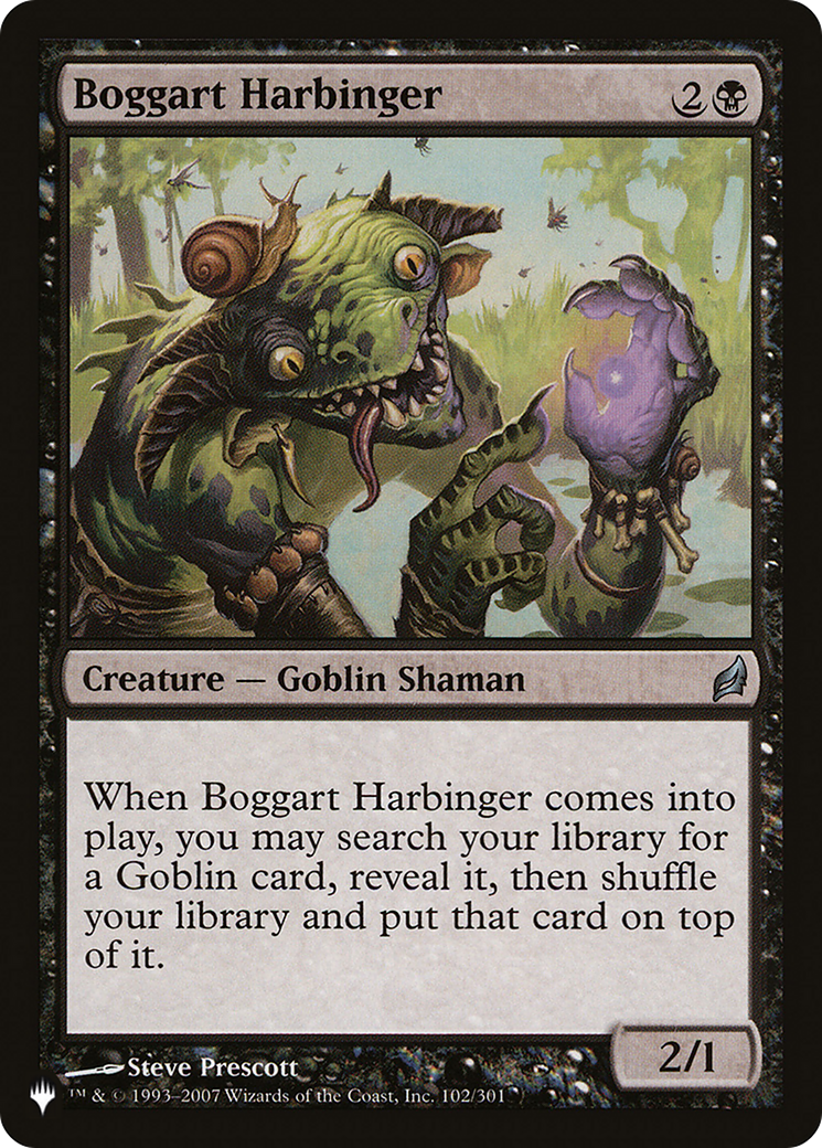 Boggart Harbinger [The List] | Card Merchant Takapuna