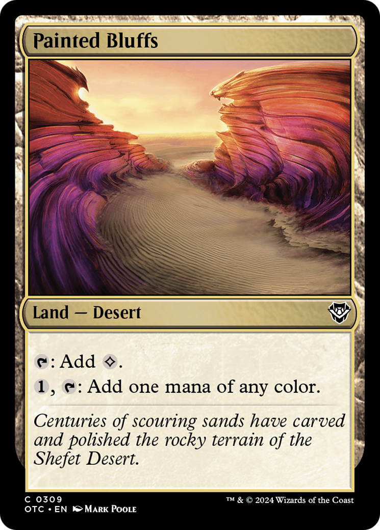 Painted Bluffs [Outlaws of Thunder Junction Commander] | Card Merchant Takapuna