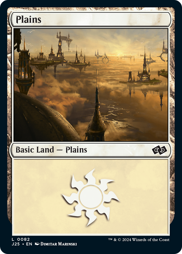 Plains (82) [Foundations Jumpstart] | Card Merchant Takapuna