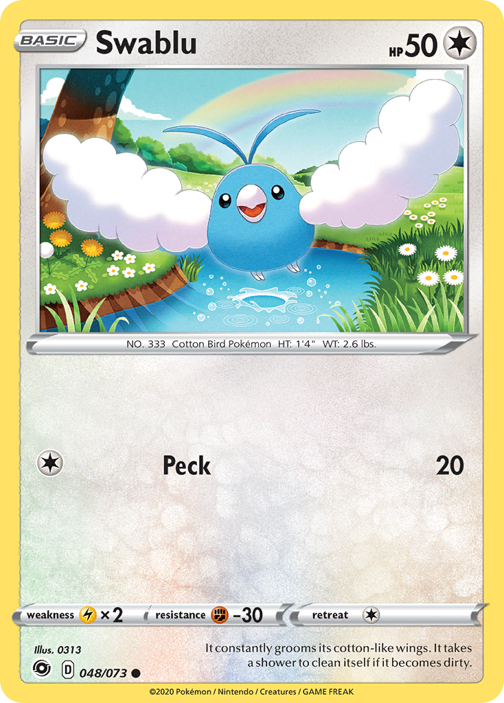 Swablu (048/073) [Sword & Shield: Champion's Path] | Card Merchant Takapuna