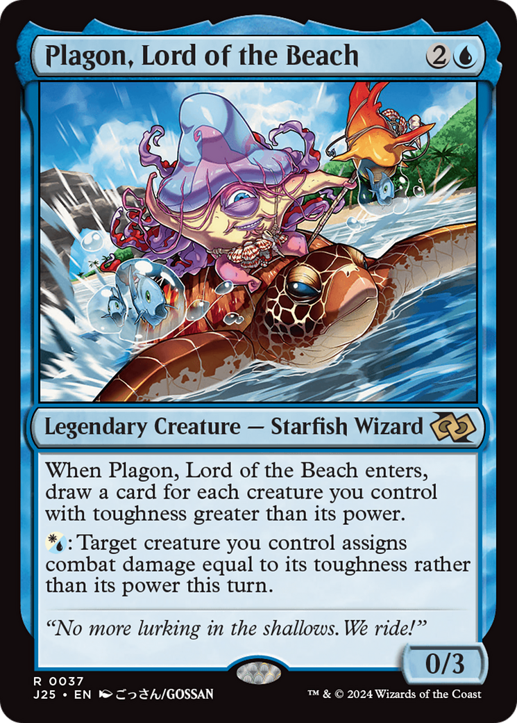 Plagon, Lord of the Beach (Anime) [Foundations Jumpstart] | Card Merchant Takapuna