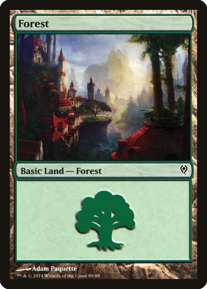 Forest (86) [Duel Decks: Jace vs. Vraska] | Card Merchant Takapuna