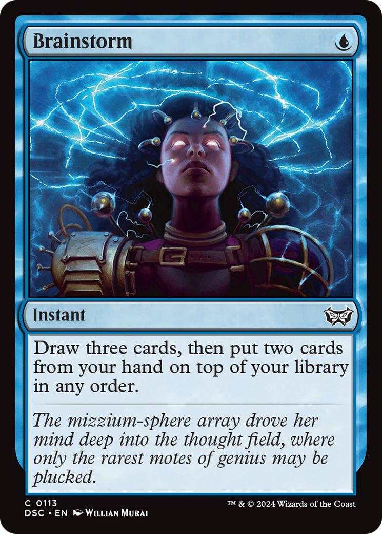 Brainstorm [Duskmourn: House of Horror Commander] | Card Merchant Takapuna